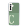 Slim Protection Case［ Original - initial two tone - C green ］