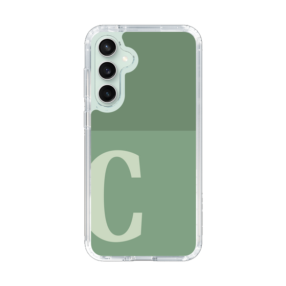 Slim Protection Case［ Original - initial two tone - C green ］