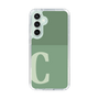 Slim Protection Case［ Original - initial two tone - C green ］