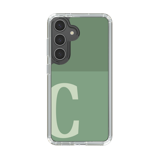 Slim Protection Case［ Original - initial two tone - C green ］
