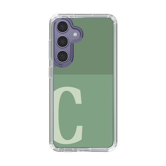 Slim Protection Case［ Original - initial two tone - C green ］