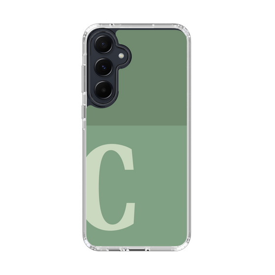 Slim Protection Case［ オリジナル - initial two tone - C green ］