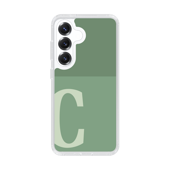 Slim Protection Case［ Original - initial two tone - C green ］