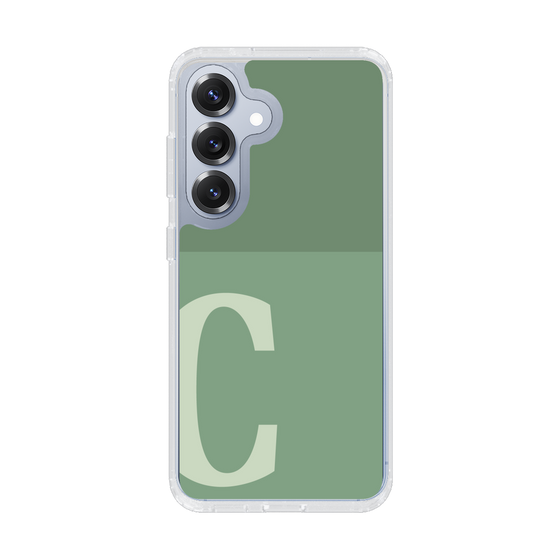 Slim Protection Case［ Original - initial two tone - C green ］