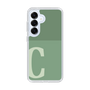 Slim Protection Case［ Original - initial two tone - C green ］
