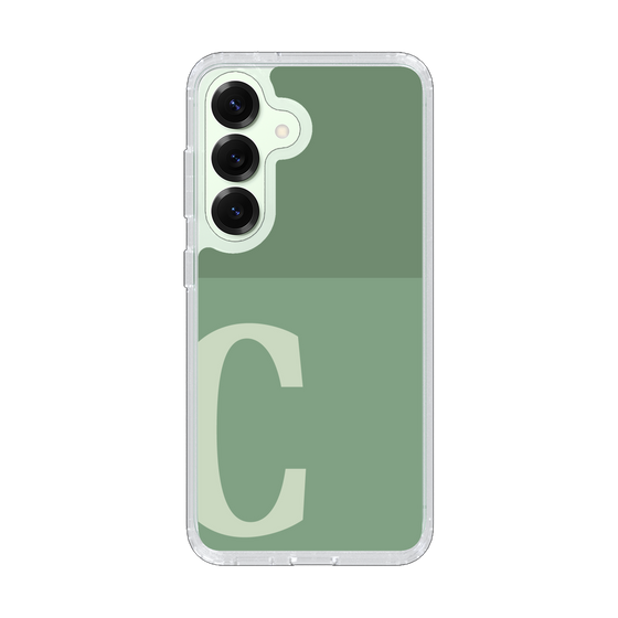 Slim Protection Case［ Original - initial two tone - C green ］