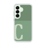 Slim Protection Case［ Original - initial two tone - C green ］
