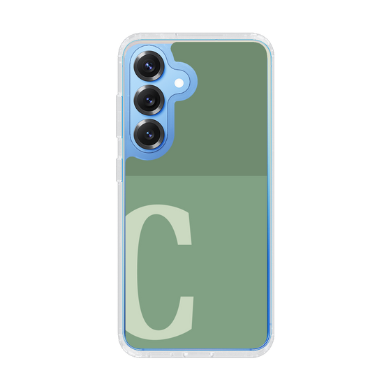 Slim Protection Case［ Original - initial two tone - C green ］