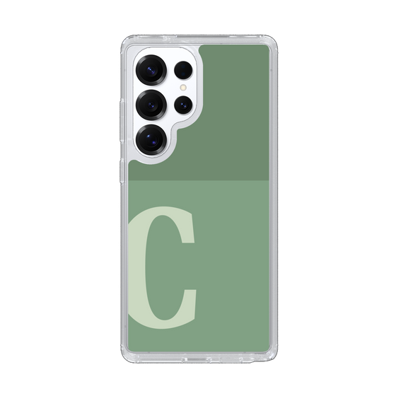 Slim Protection Case［ Original - initial two tone - C green ］