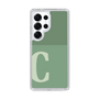 Slim Protection Case［ Original - initial two tone - C green ］