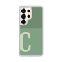 Slim Protection Case［ Original - initial two tone - C green ］
