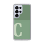 Slim Protection Case［ Original - initial two tone - C green ］