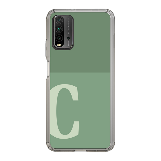 Slim Protection Case［ Original - initial two tone - C green ］