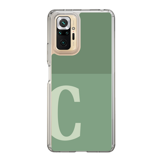 Slim Protection Case［ Original - initial two tone - C green ］