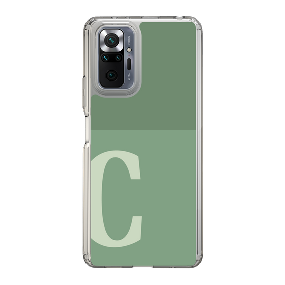 Slim Protection Case［ Original - initial two tone - C green ］