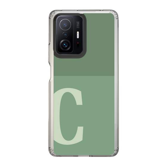 Slim Protection Case［ Original - initial two tone - C green ］