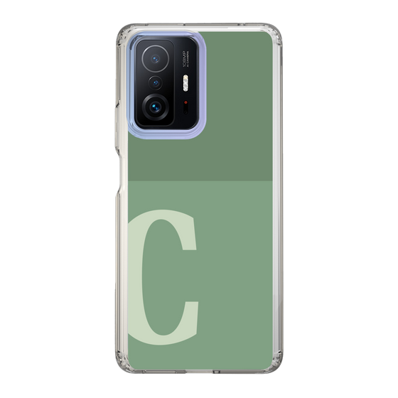 Slim Protection Case［ Original - initial two tone - C green ］