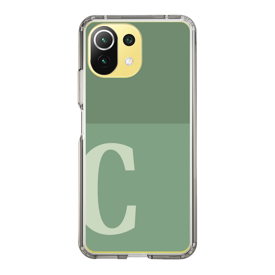 Slim Protection Case［ Original - initial two tone - C green ］