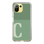 Slim Protection Case［ Original - initial two tone - C green ］