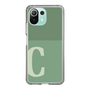 Slim Protection Case［ Original - initial two tone - C green ］