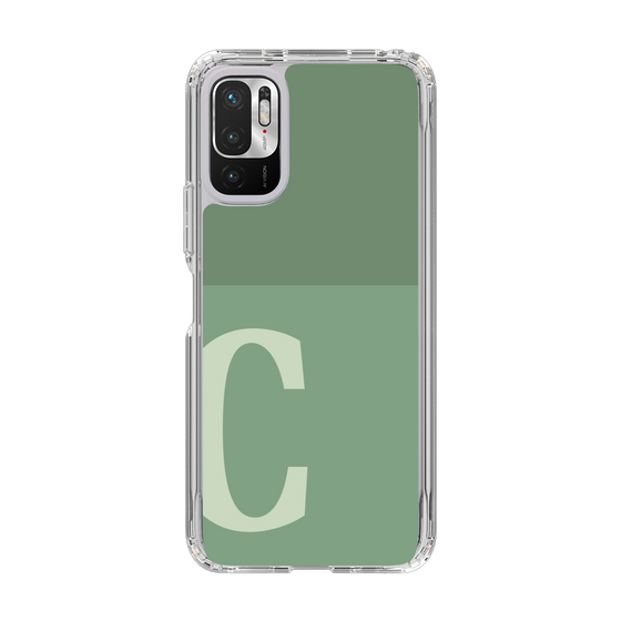 Slim Protection Case［ Original - initial two tone - C green ］