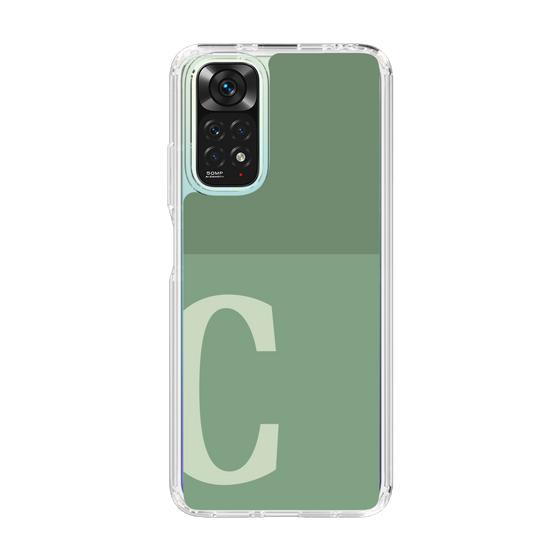 Slim Protection Case［ Original - initial two tone - C green ］