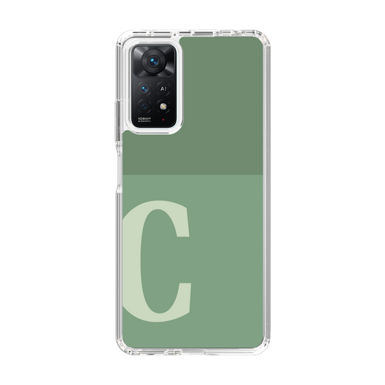 Slim Protection Case［ Original - initial two tone - C green ］
