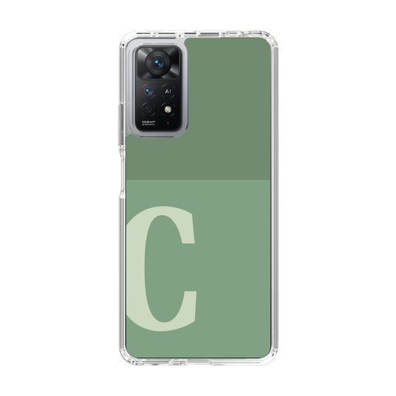 Slim Protection Case［ Original - initial two tone - C green ］