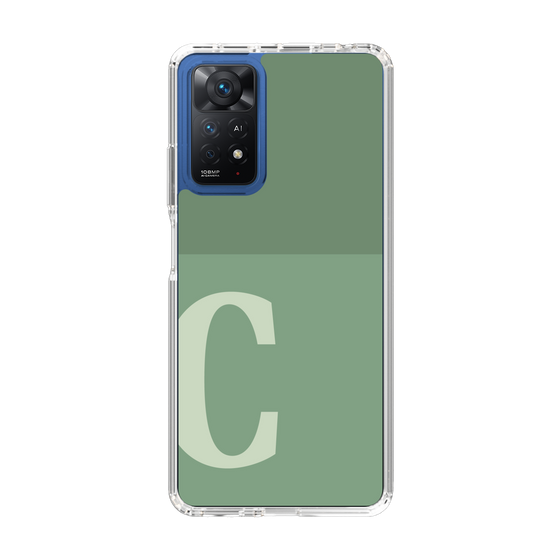Slim Protection Case［ Original - initial two tone - C green ］