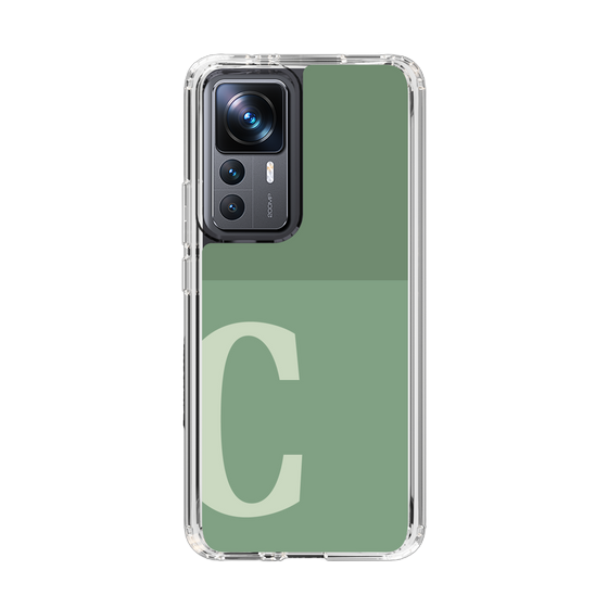 Slim Protection Case［ Original - initial two tone - C green ］