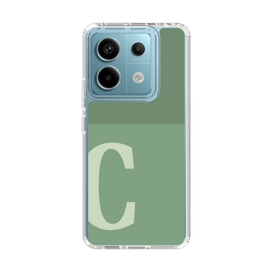 Slim Protection Case［ Original - initial two tone - C green ］