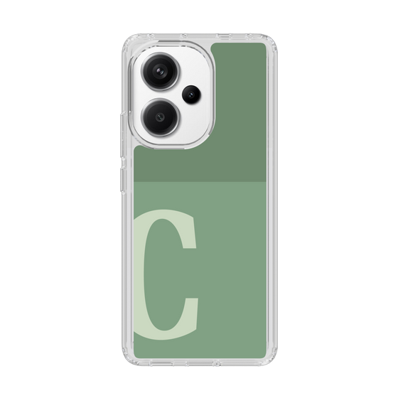 Slim Protection Case［ Original - initial two tone - C green ］