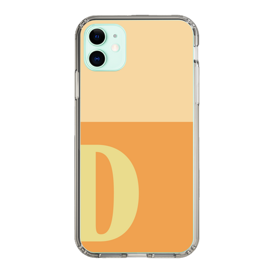 Slim Protection Case［ Original - initial two tone - D orange ］