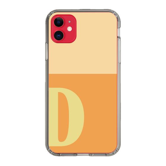 Slim Protection Case［ Original - initial two tone - D orange ］