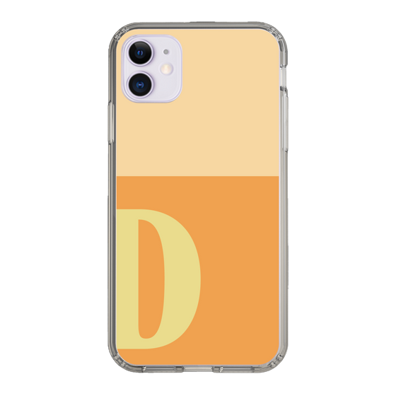 Slim Protection Case［ Original - initial two tone - D orange ］