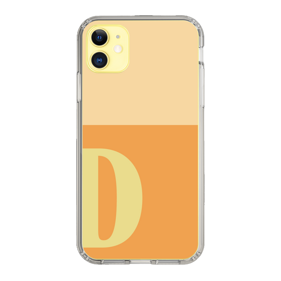 Slim Protection Case［ Original - initial two tone - D orange ］