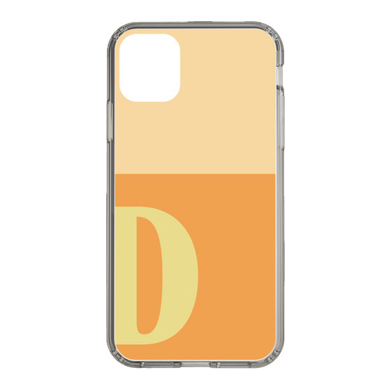 Slim Protection Case［ Original - initial two tone - D orange ］