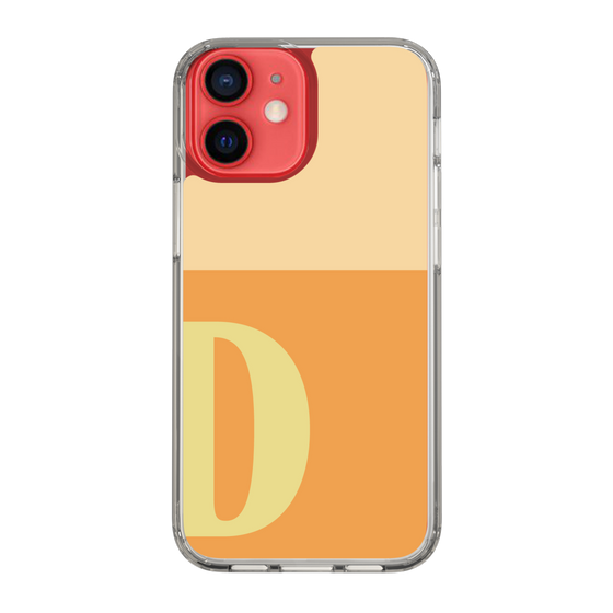 Slim Protection Case［ Original - initial two tone - D orange ］