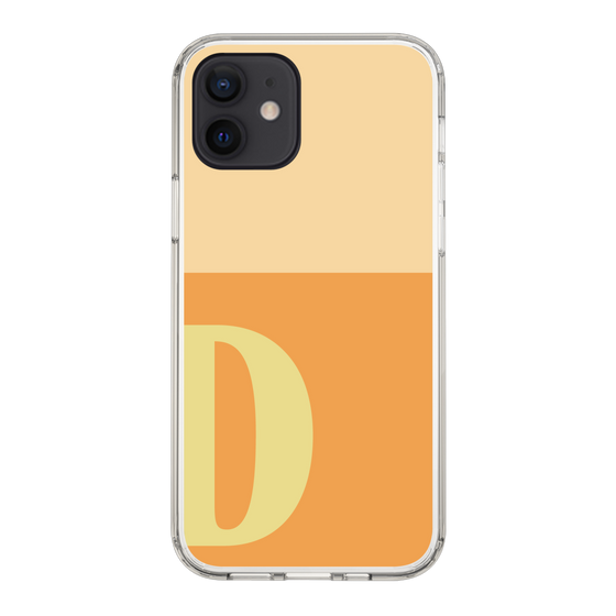Slim Protection Case［ Original - initial two tone - D orange ］