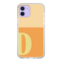 Slim Protection Case［ Original - initial two tone - D orange ］
