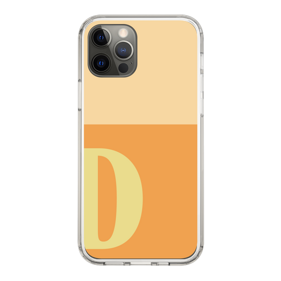 Slim Protection Case［ Original - initial two tone - D orange ］