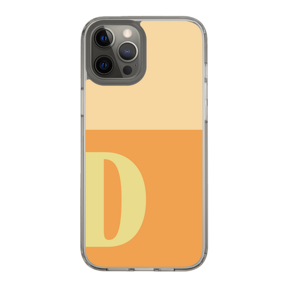Slim Protection Case［ Original - initial two tone - D orange ］