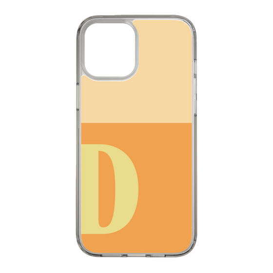 Slim Protection Case［ Original - initial two tone - D orange ］