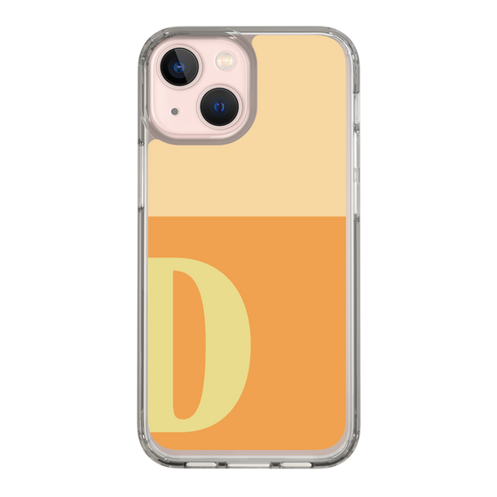 Slim Protection Case［ Original - initial two tone - D orange ］