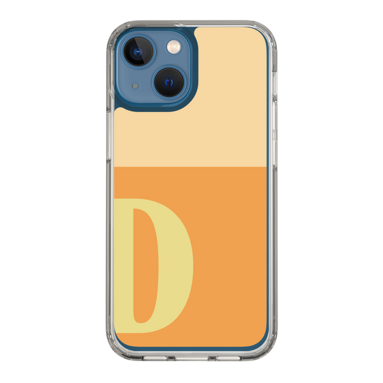 Slim Protection Case［ Original - initial two tone - D orange ］