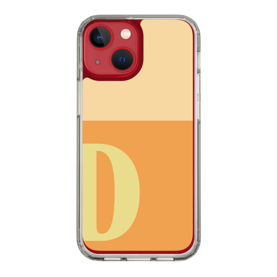 Slim Protection Case［ Original - initial two tone - D orange ］