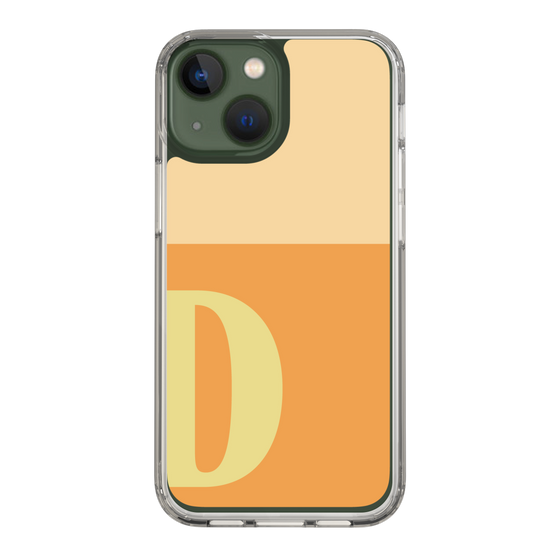 Slim Protection Case［ Original - initial two tone - D orange ］