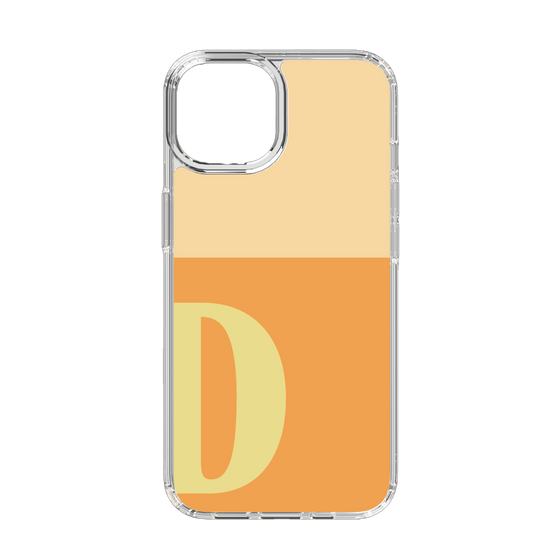 Slim Protection Case［ Original - initial two tone - D orange ］