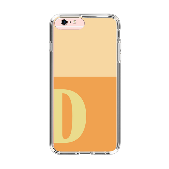 Slim Protection Case［ Original - initial two tone - D orange ］