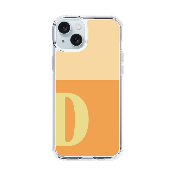 Slim Protection Case［ Original - initial two tone - D orange ］